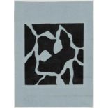 HANS ARP(Strassburg 1888 - 1966 Basel)Pflanzen-Ringelreihen.1951.Holzschnitt. 10/120. Unten links