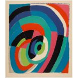 SONIA DELAUNAY-TERK(Gradisk 1885 - 1979 Paris)Ohne Titel.Farbserigrafie. 11/125. Unten rechts