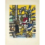 NACH FERNAND LÉGER(Argentan 1881 - 1955 Gif-sur-Yvette)Le campeur.Farbholzschnitt. 33/50. Unten