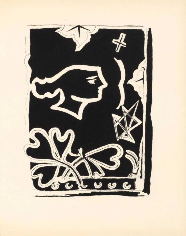 GEORGES BRAQUE(Argenteuil 1882 - 1963 Paris)Le soleil des eaux.1949.Portfolio mit 1 Farbradierung - Image 2 of 3