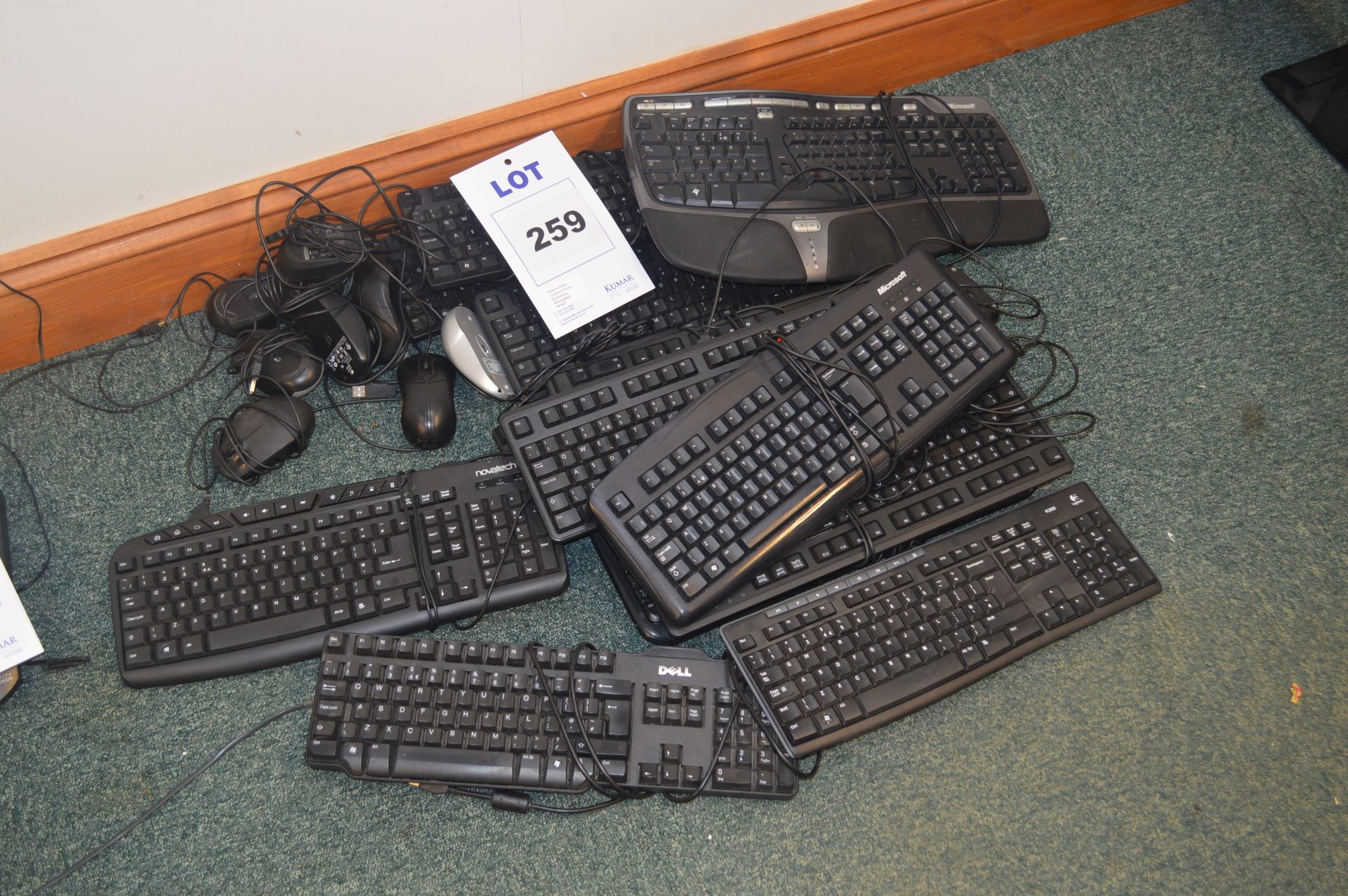 Quantity of Various USB Keyboards (approx 13) Quantity of Various Mouses (Located In Lincoln LN1. - Image 2 of 2