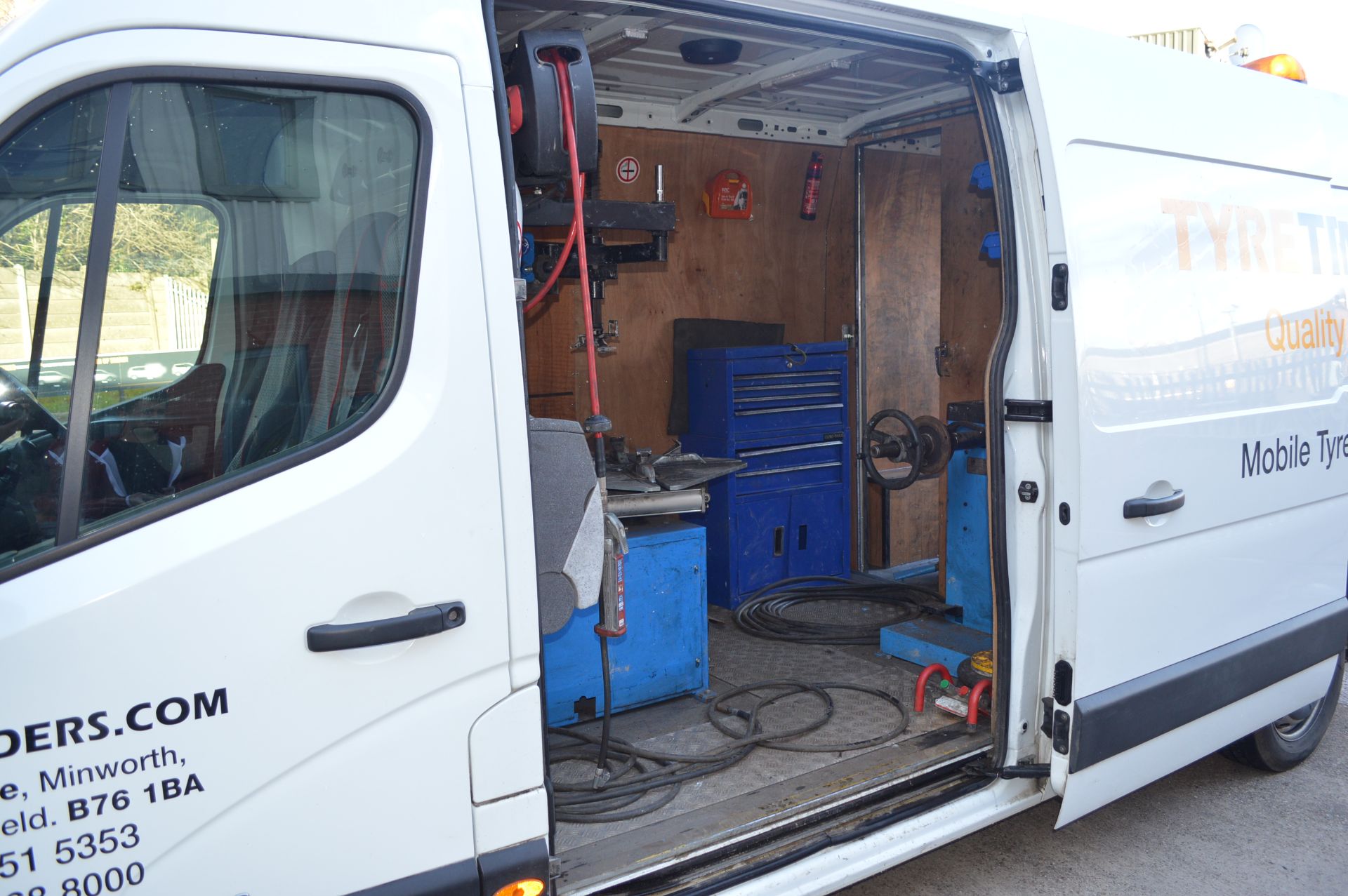 Vauxhall Movano F3500 L3 H2 CDTI 125 Mobile Tyre Service Van With Tom Tom Navigation & Tracker - Image 22 of 39