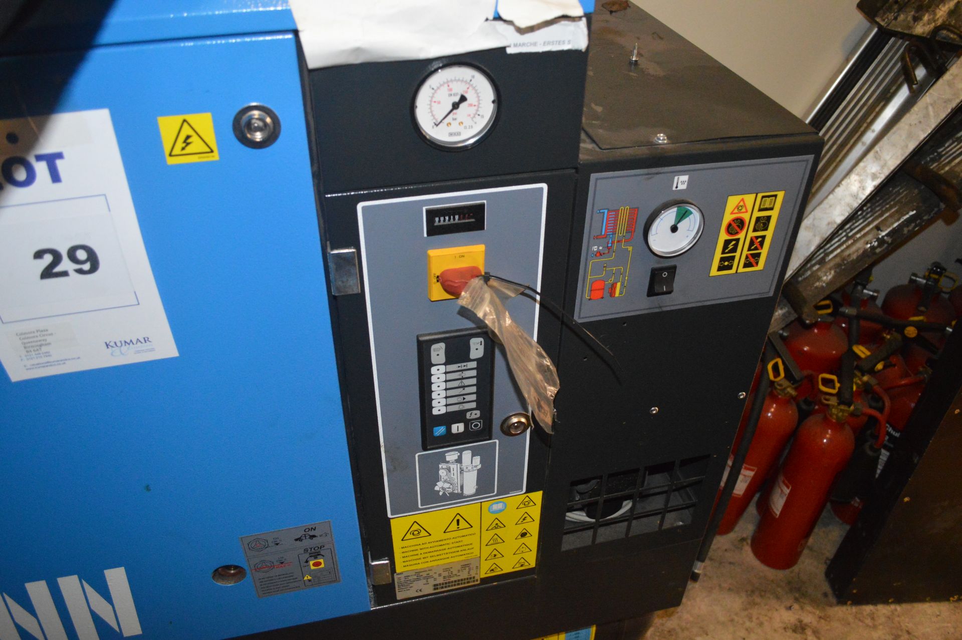 ABAC Receiver Mounted Air Compressor Type Spinn.E1110 270 Product NR 4152008073 Serial No. CAI682250 - Image 4 of 12