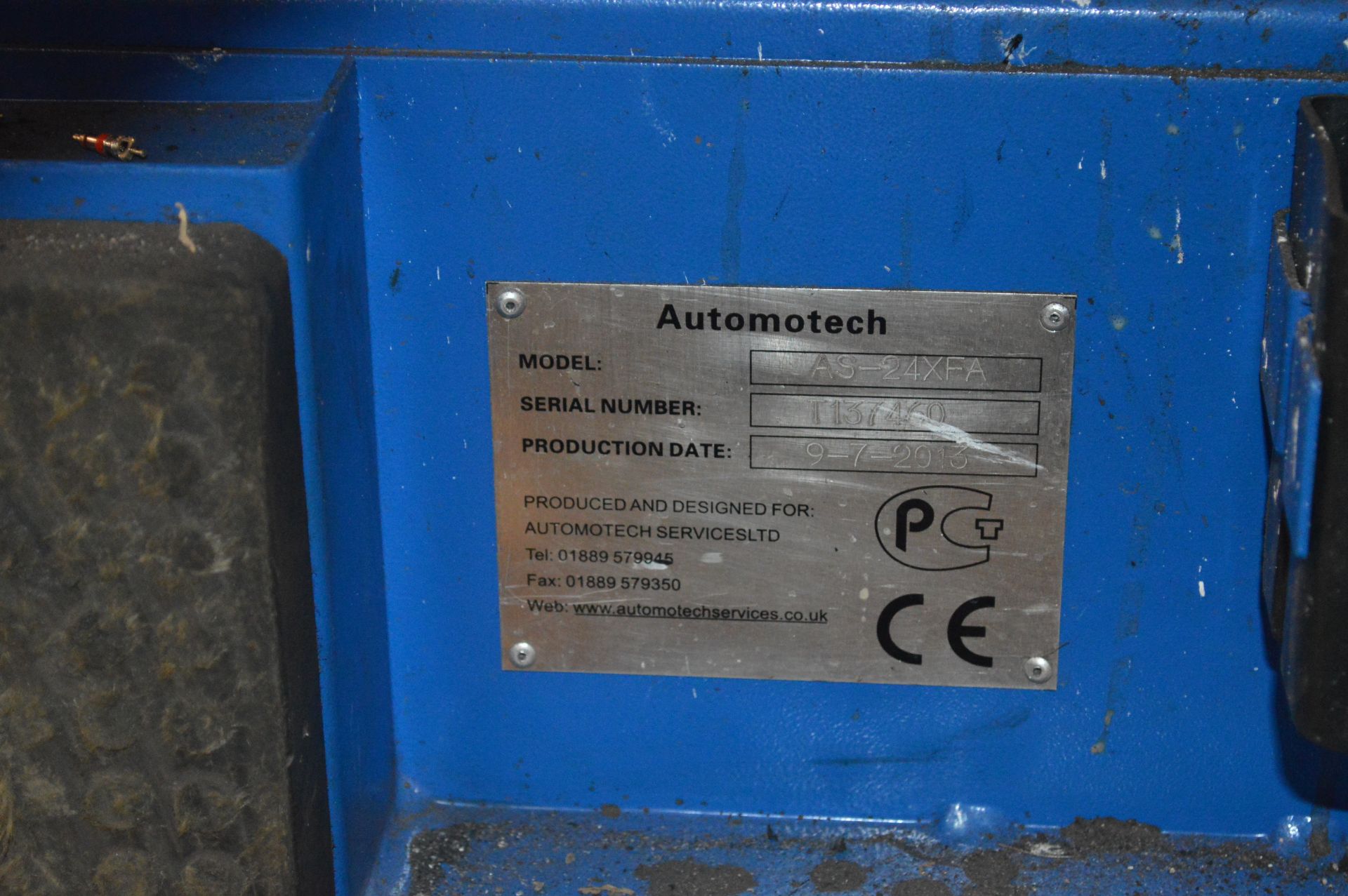 Automotech AS-24 XFA Automatic Tyre Changing Machine with Power Assist Arm Serial No: T137460 (07/ - Image 5 of 6