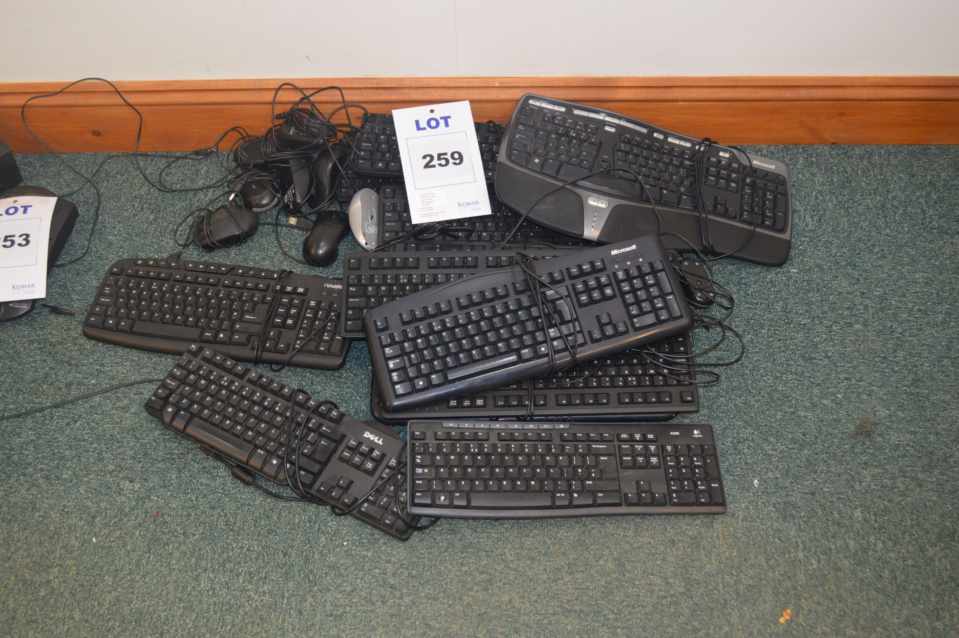 Quantity of Various USB Keyboards (approx 13) Quantity of Various Mouses (Located In Lincoln LN1.