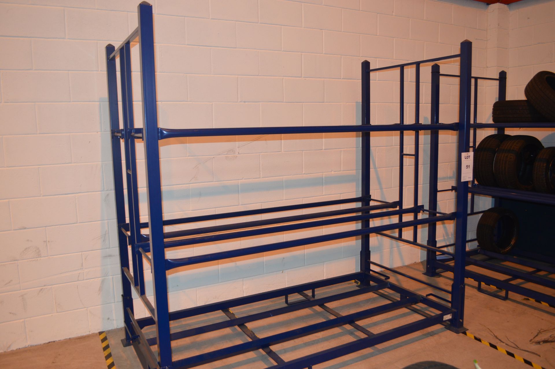 10: Arcom ARO5 Folding Tyre Storage Racks Capacity 1Tonne (Located In Minworth, Birmingham B76. - Image 7 of 10