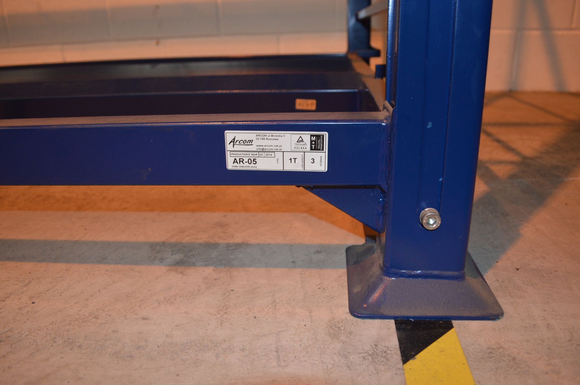 10: Arcom ARO5 Folding Tyre Storage Racks Capacity 1Tonne (Located In Minworth, Birmingham B76. - Image 5 of 10