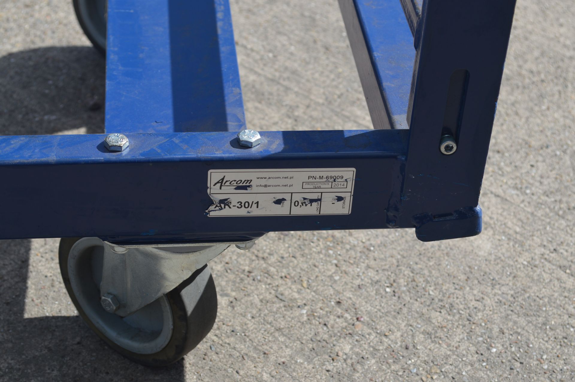 Arcom AR 30/1 Foldable Tyre Storage Trolley (2014) (Located In Minworth, Birmingham B76. - Image 3 of 7