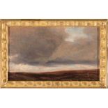 Hoffmann-Fallersleben, Franz Weimar 1855 - 1927 Berlin, Wolkenstudie über niedrigem Horizont bei