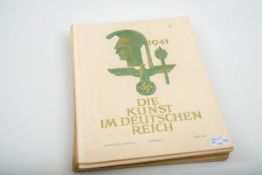 Die Kunst im Deutschen Reich 9 Broschüren mit zahlreichen SW- Abb.im Text und Tafeln. Erschienen