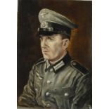 Porträt eines Soldaten Öl/Leinwand. 39 x 29 cm. O.R.