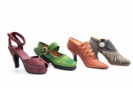 33 Miniatur-Modellschuhe "Just the Right Shoe" 21 Schuhe in der Originalverpackung, 12 ohne