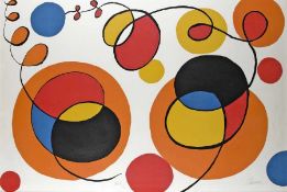 Alexander Calder 1898 Philadelphia - 1976 New York ballons et cerfs volants Farblithografie auf