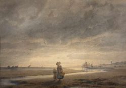 Hermann Mevius 1820 Breslau - 1864 Düsseldorf Düsseldorfer Landschaftsmaler; Schüler von Schirmer an