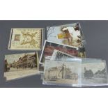 Konvolut Postkarten ca. 40 Stück, um 1920, vorwiegend, Städteszenen, zum Teil gelaufen,