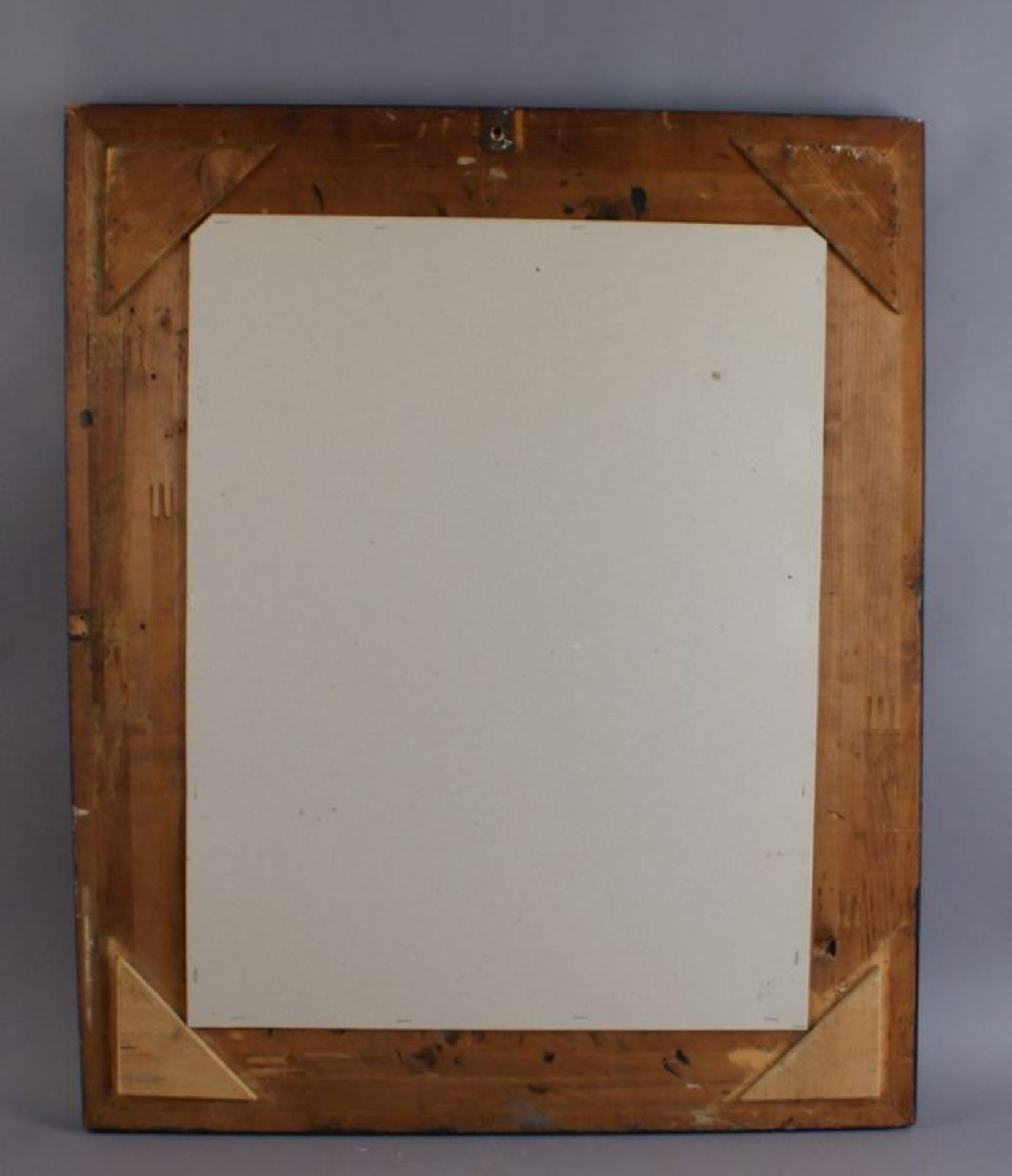 SPIEGELRAHMEN Holz geschnitzt, mit Spiegelglas, 85 x 70 cm 20.17 % buyer's premium on the hammer - Bild 6 aus 6