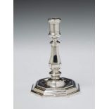 A Berlin silver candlestick. Of a similar type to the candle holders made by Christian Lieberkühn fo