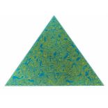 Keith HaringAus: Pyramid Aluminium, eloxiert. 103,3 x 144,5 x 3 cm. Rückseitig eingraviert