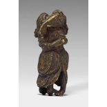 Zwei sich umarmende Ganesha. Bronze. Nepal. 18. Jh. Seltene Figur zweier sich gegenüber stehender