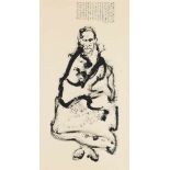 Tan Swie Hian (Chen Ruixian)Tan Swie Hian (Chen Ruixian) Portrait des buddhistischen Zen-Meisters Xu