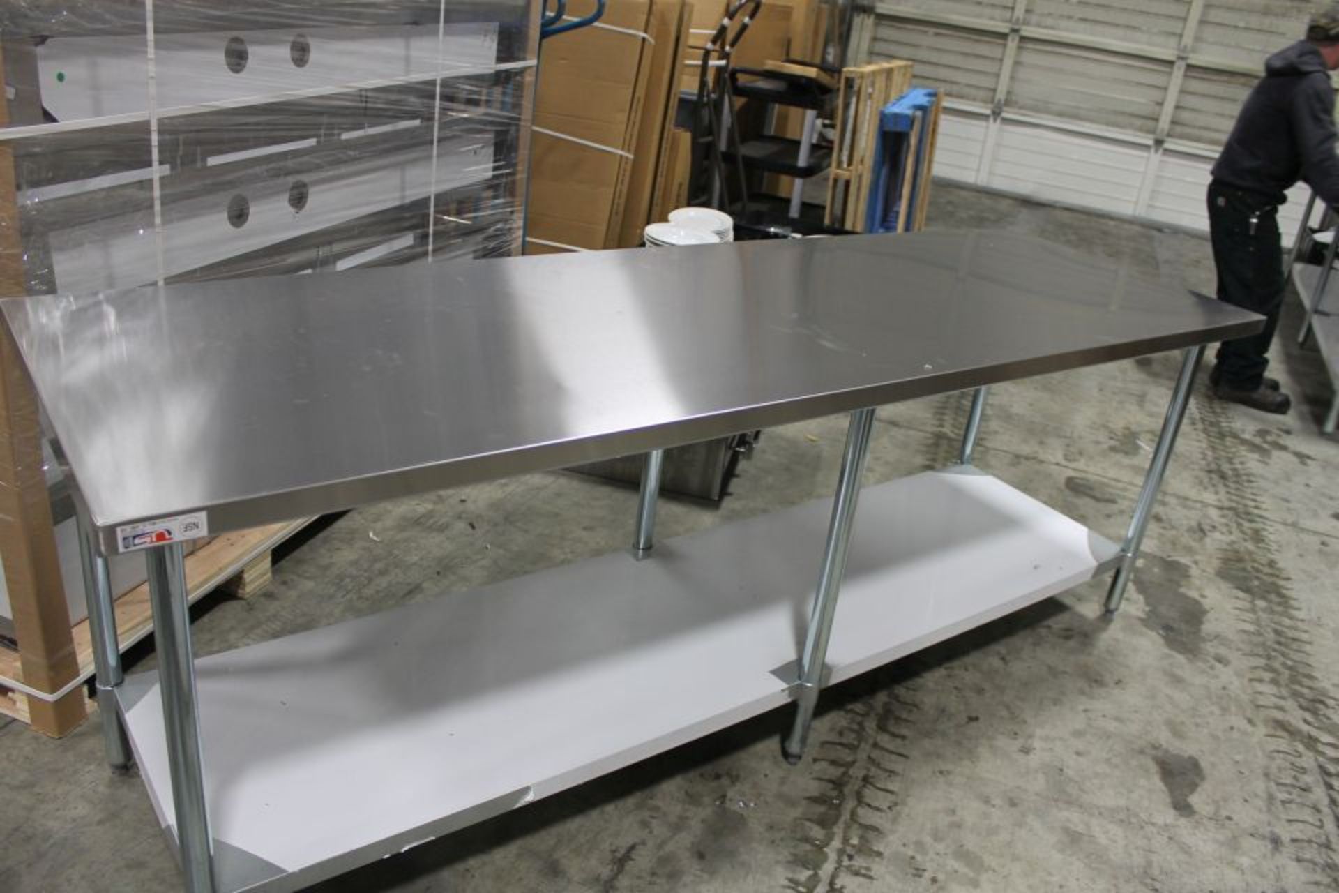 Stainless Work Table 30"x96"