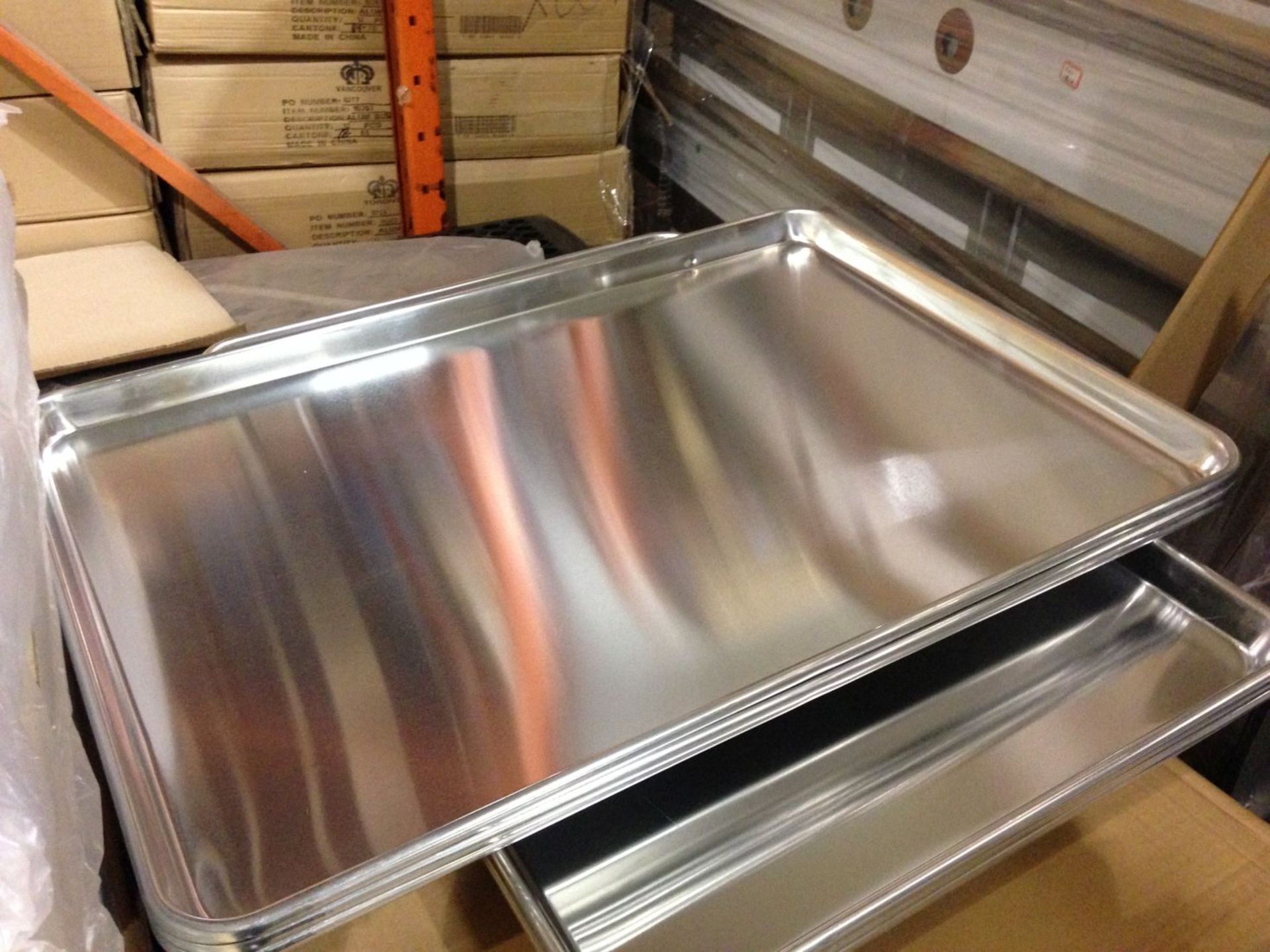 18" x 26" Aluminum Bun Pans - Lot of 3