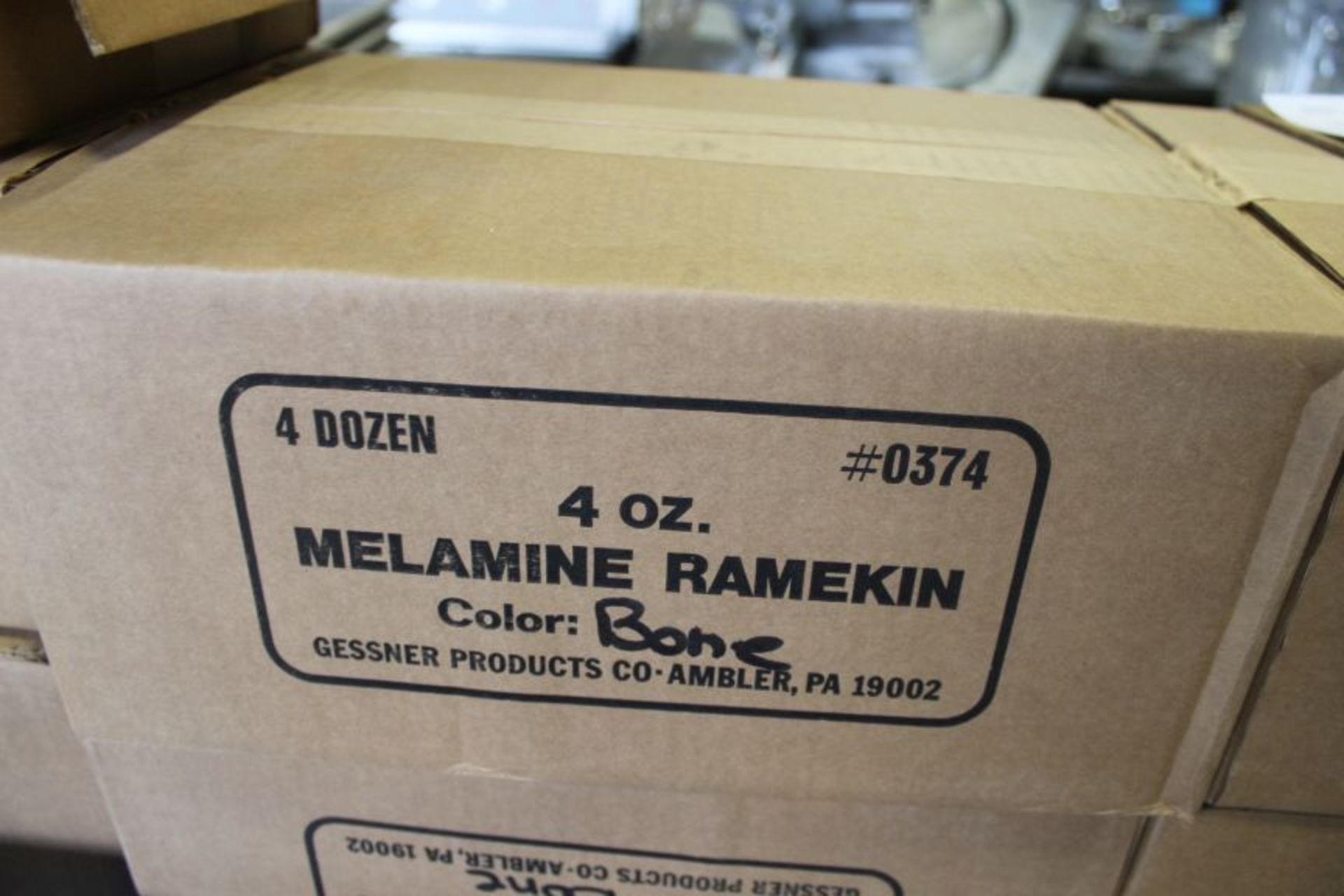 4oz Melamine Ramekins Bone Color - Box of 48 - Image 2 of 2