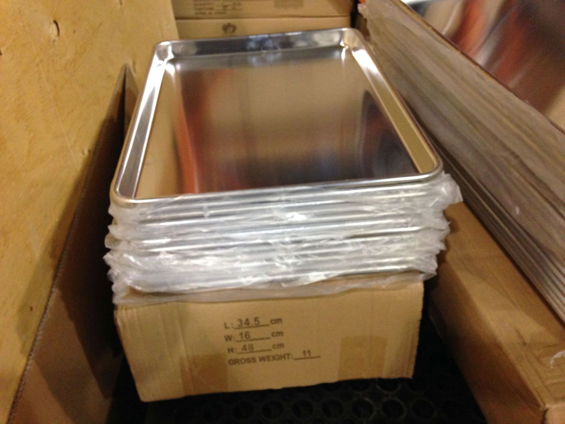 13" x 18" Aluminum Bun Pans - Lot of 6