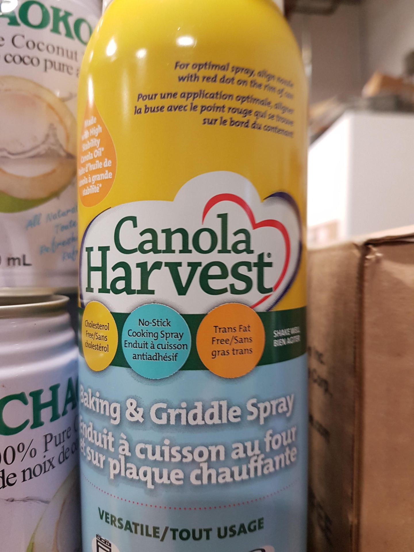 Canola Harvest Cooking Spray - 6 x 454GR Cans