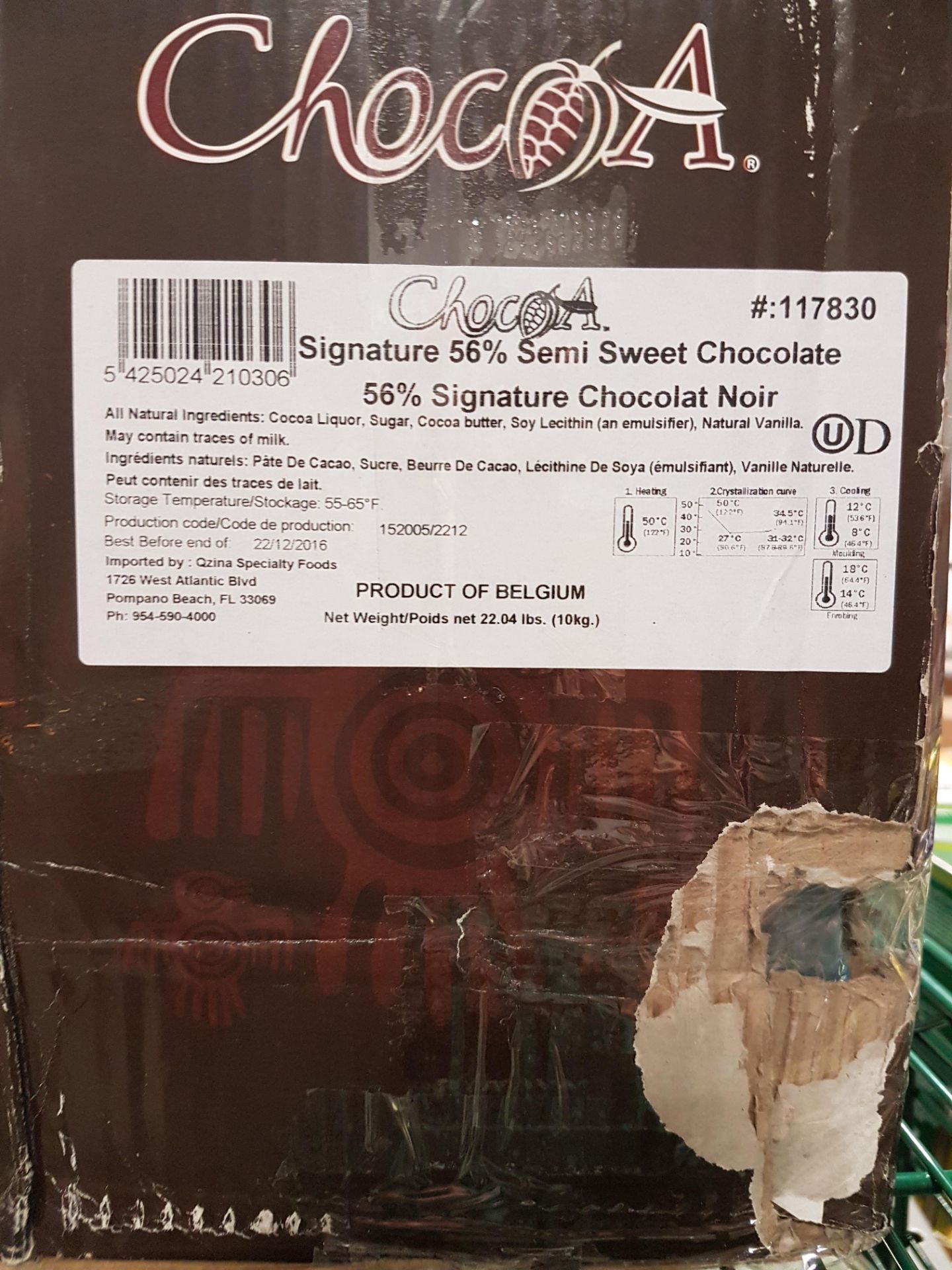 Cocoa Semi Sweet Chocolate Bakers Chips - Aprox 5KG