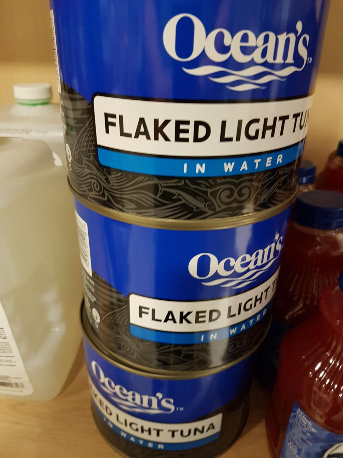 Ocean's flaked Light Tuna - 6 x 17KG Cans