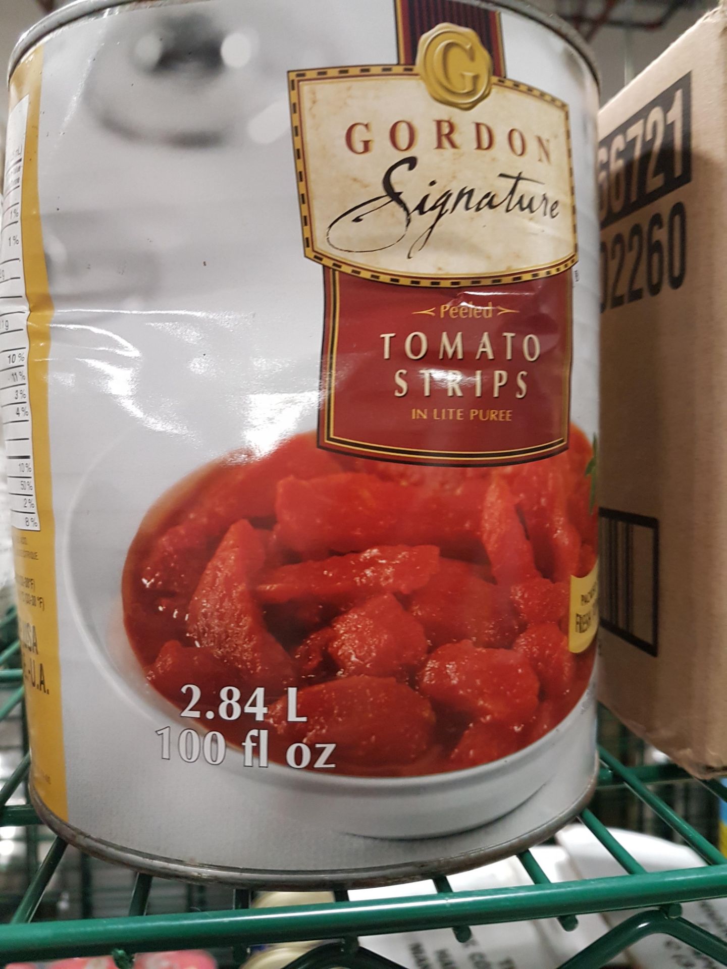 Peeled Tomato Strips - 1 x 2.84LT