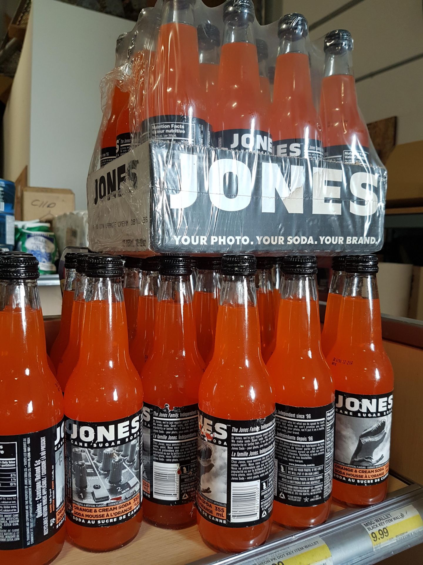 Jones Orange Soda - 33 x 355ML Bottles