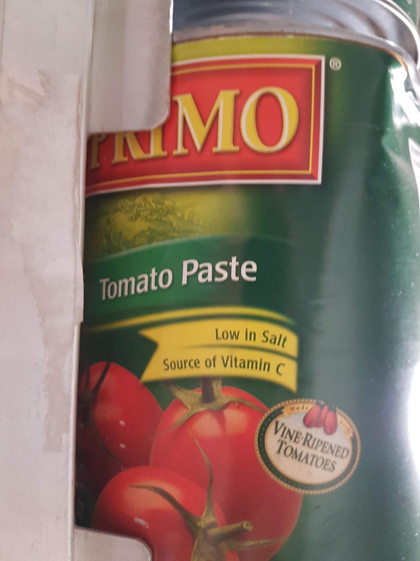 Primo Tomato Paste - 4 x 2.84LT Cans - Dented