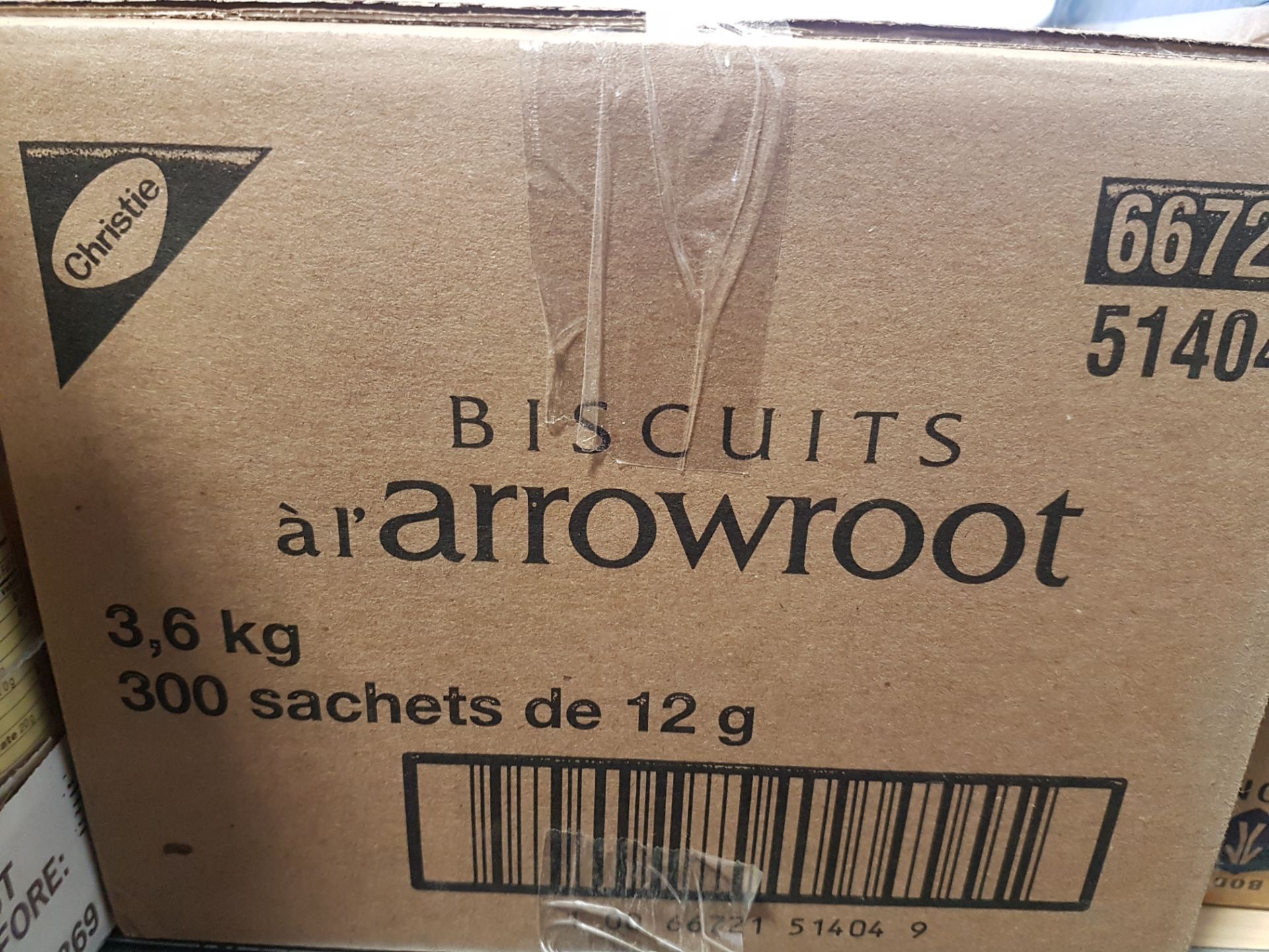 Arrowroot Cookies - 1 case