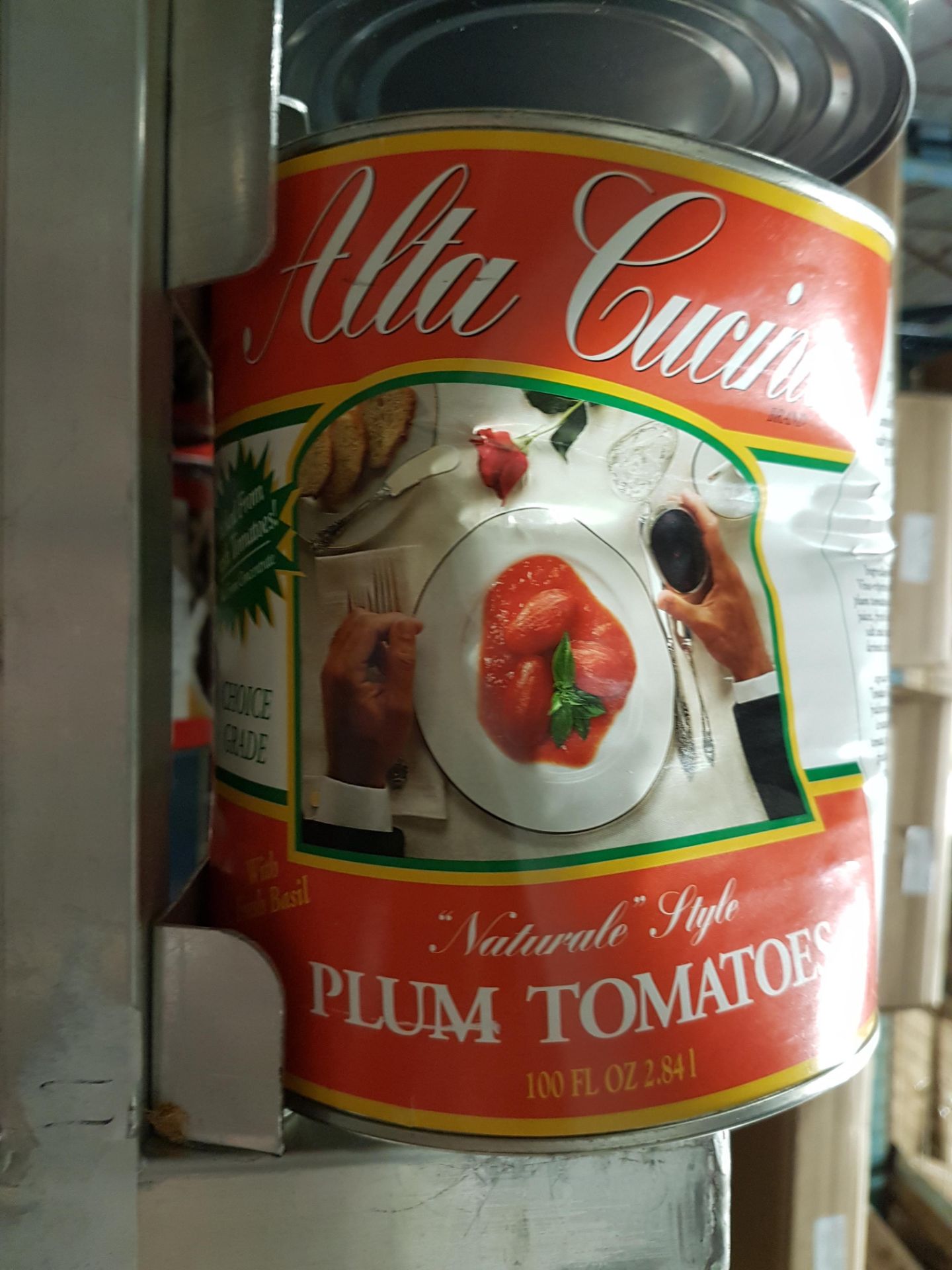 La Cucina Plum Tomatoes - 5 x 2.84LT Cans - Dented