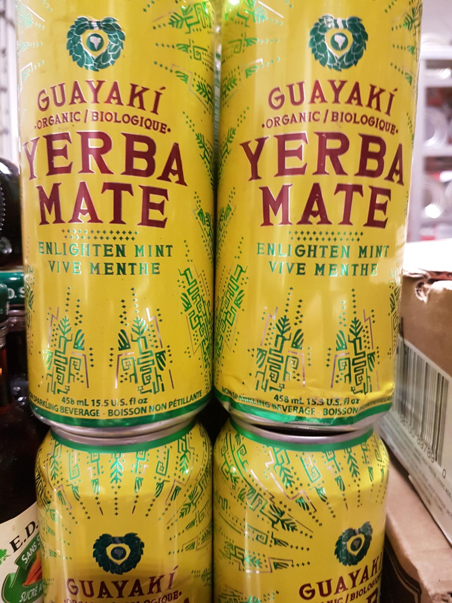 Guayaki Yerba Mate with Mint - 22 x 458ML Cans