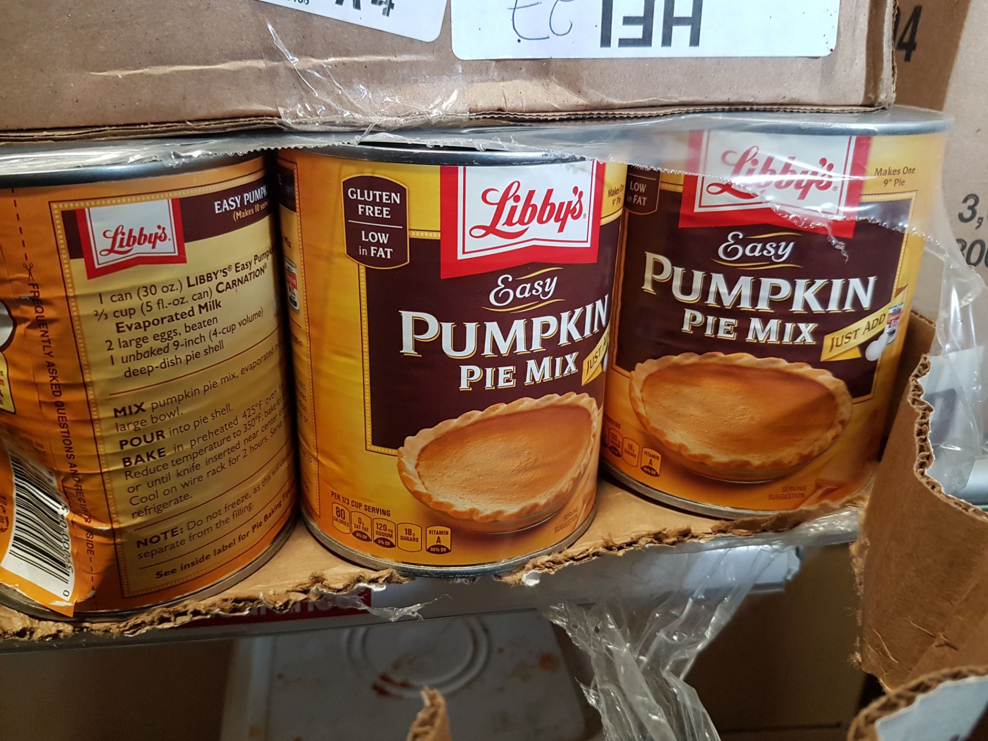 Libby's Pumpkin Pie Mix - 12 x 30oz Can - Dented