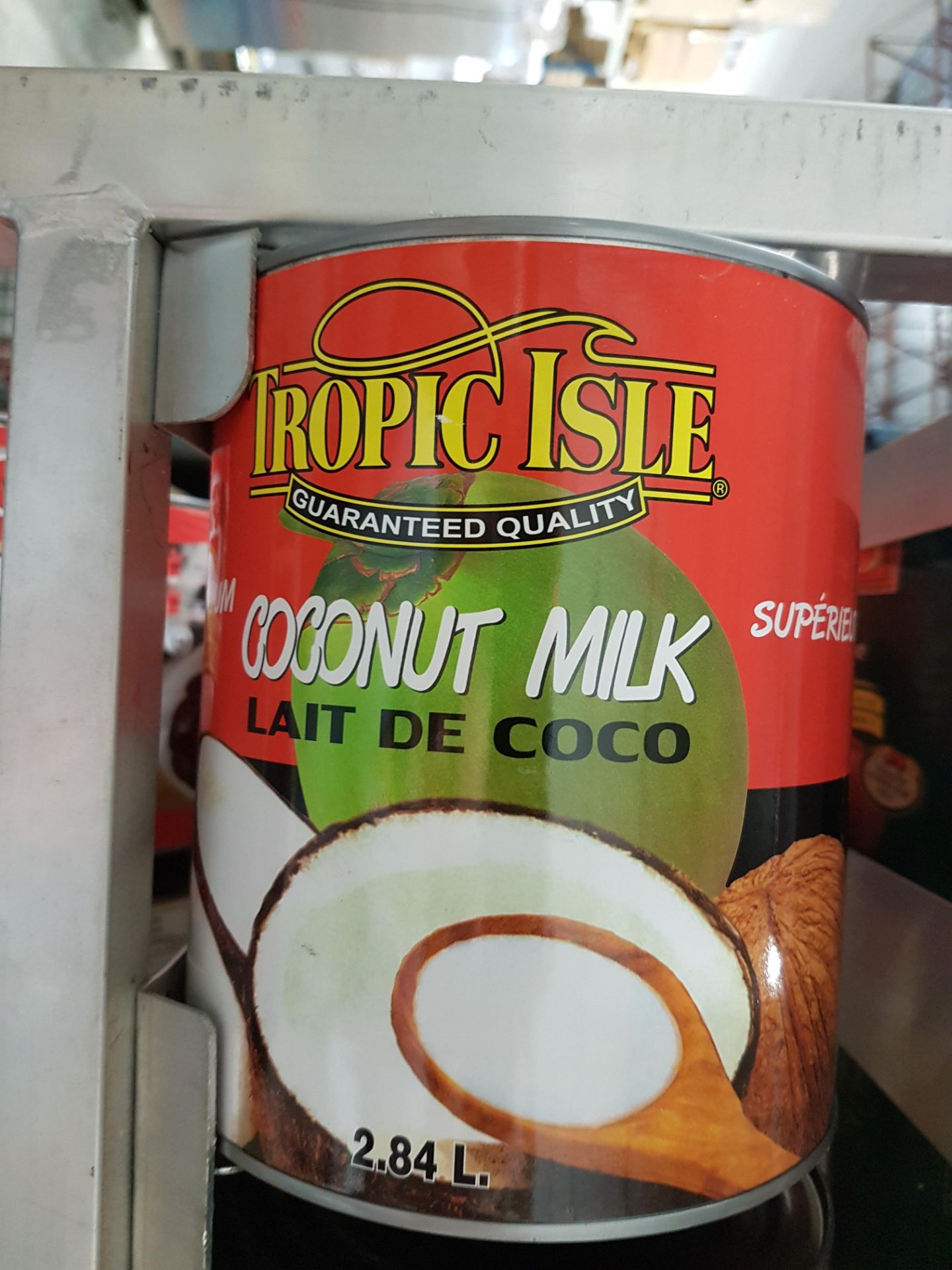 Tropical Isle Coconut Milk - 5 x 2.84LT Cans - Dented