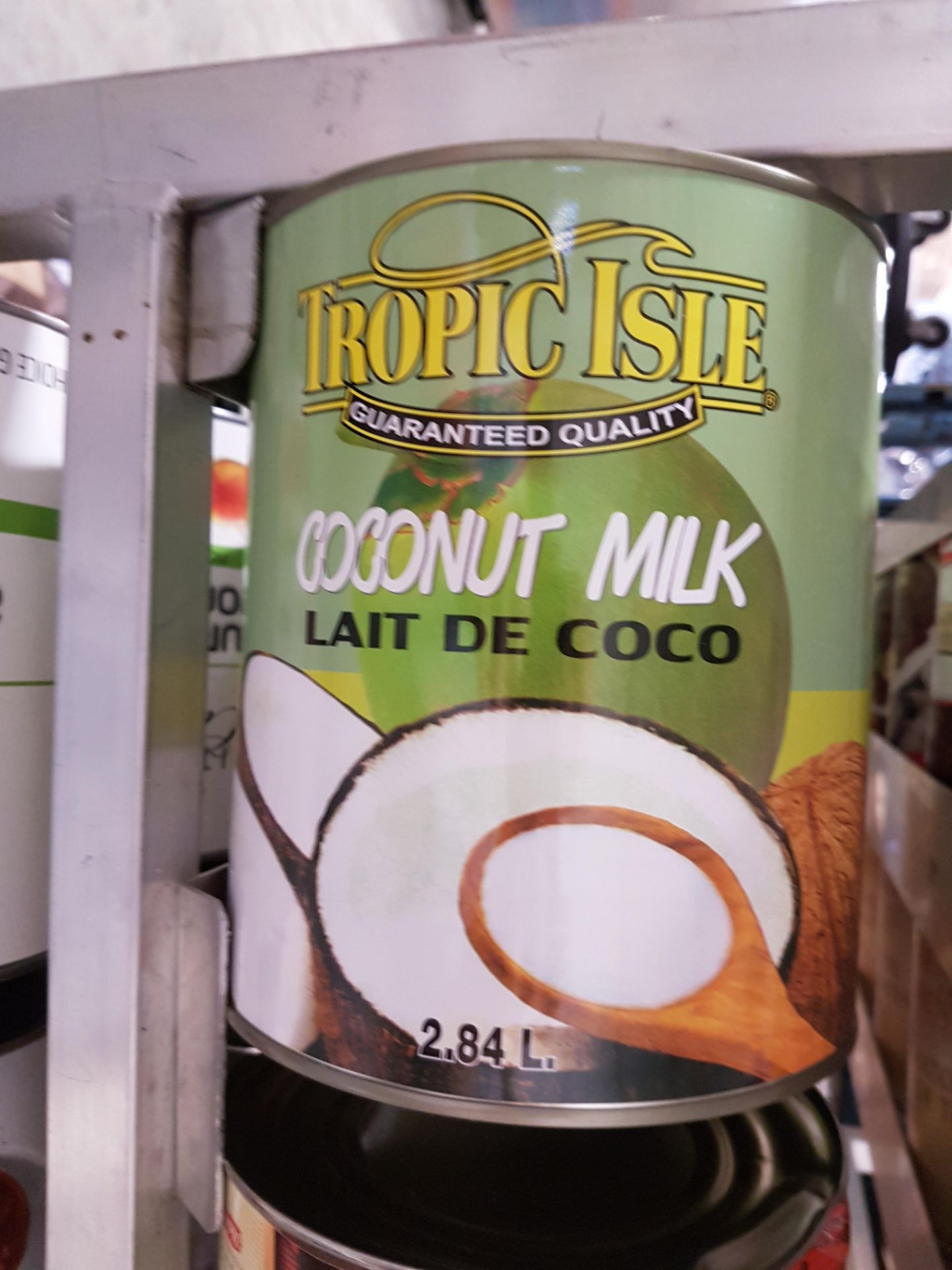 Tropical Isle Coconut Milk - 7 x 2.84LT Cans - Dented