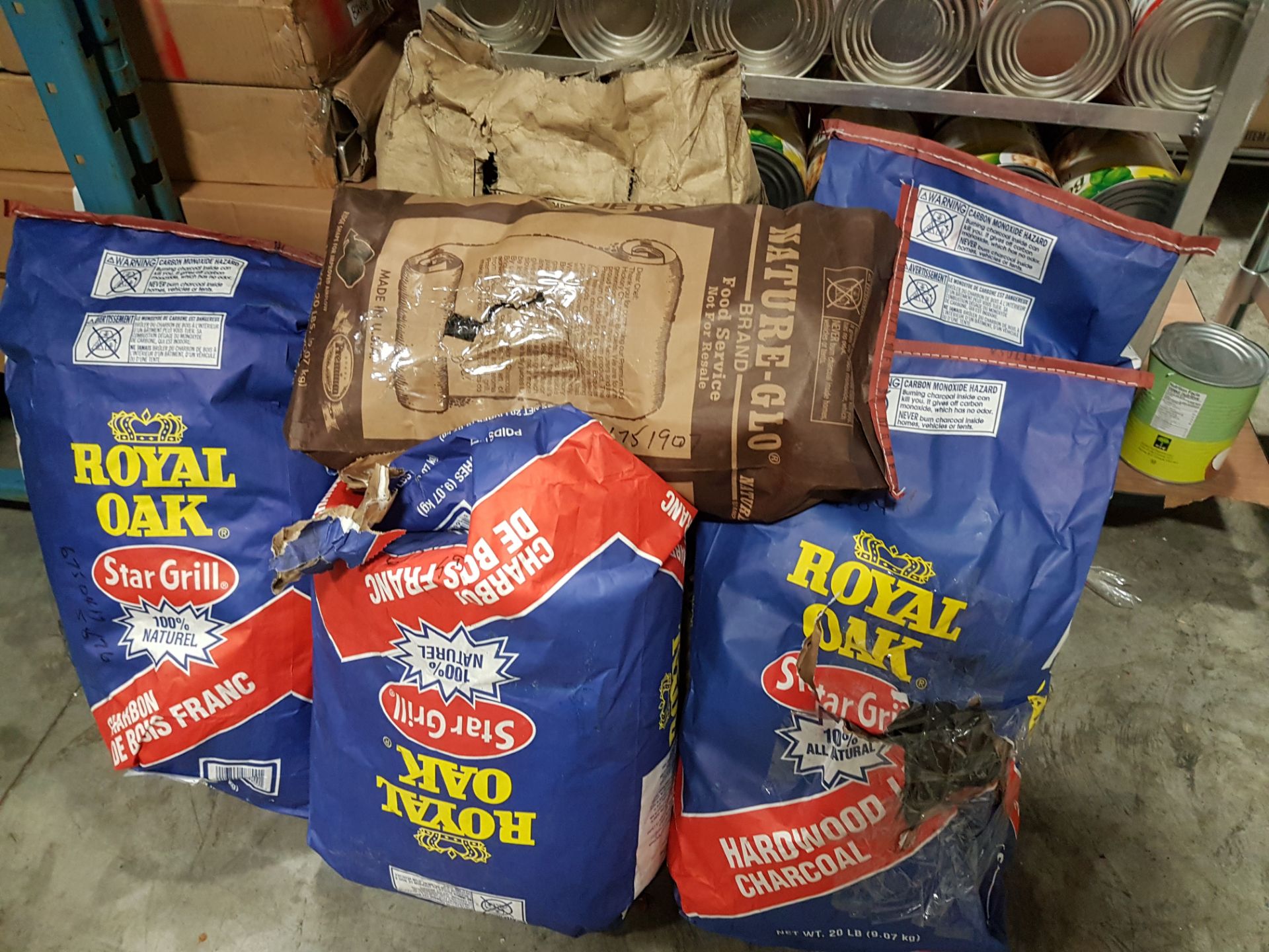 Charcoal Briquettes - Lot of 6 Bags