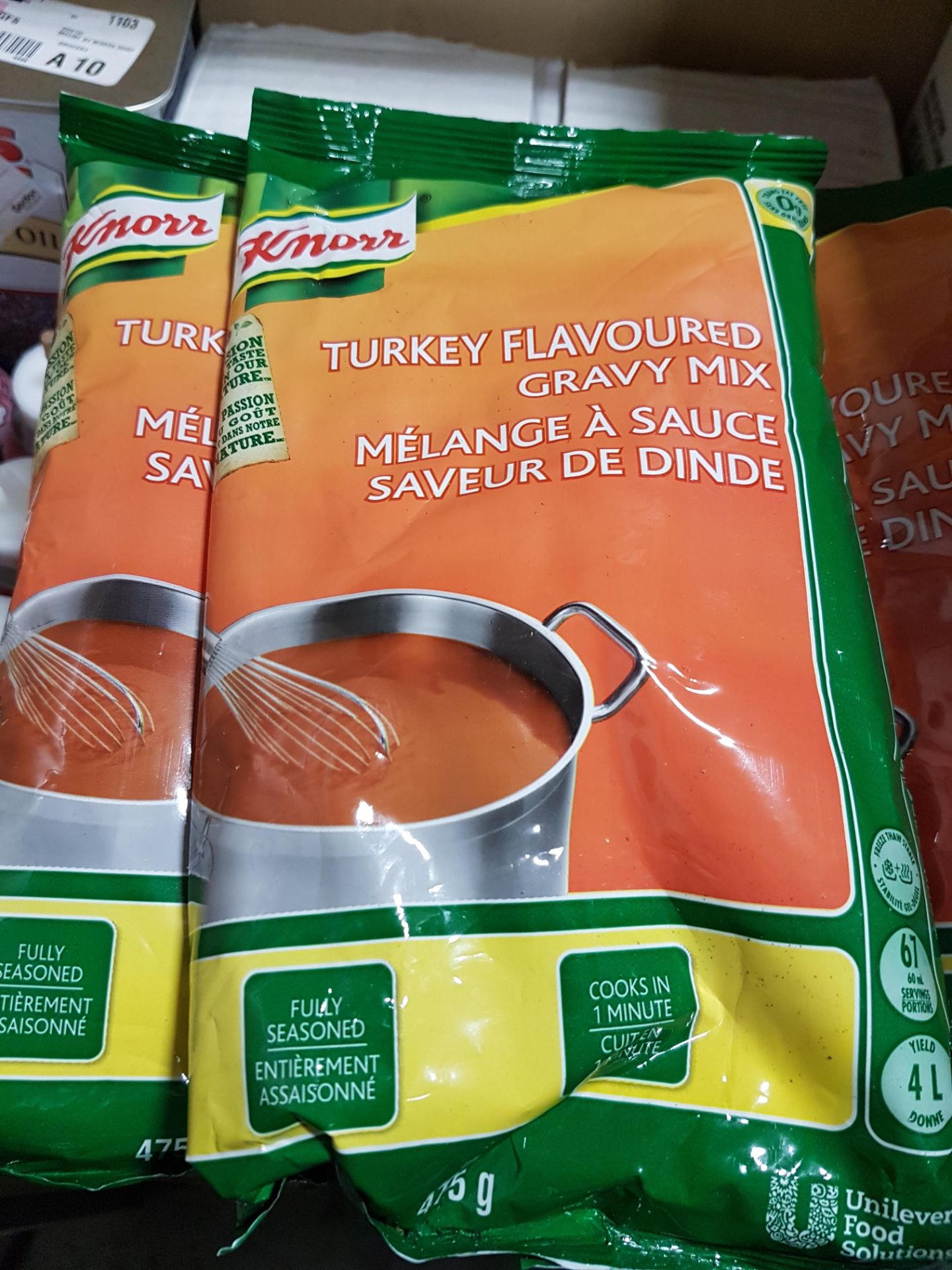 Knorr Turkey Flavour Gravy Mix - 5 x 475GR Packages