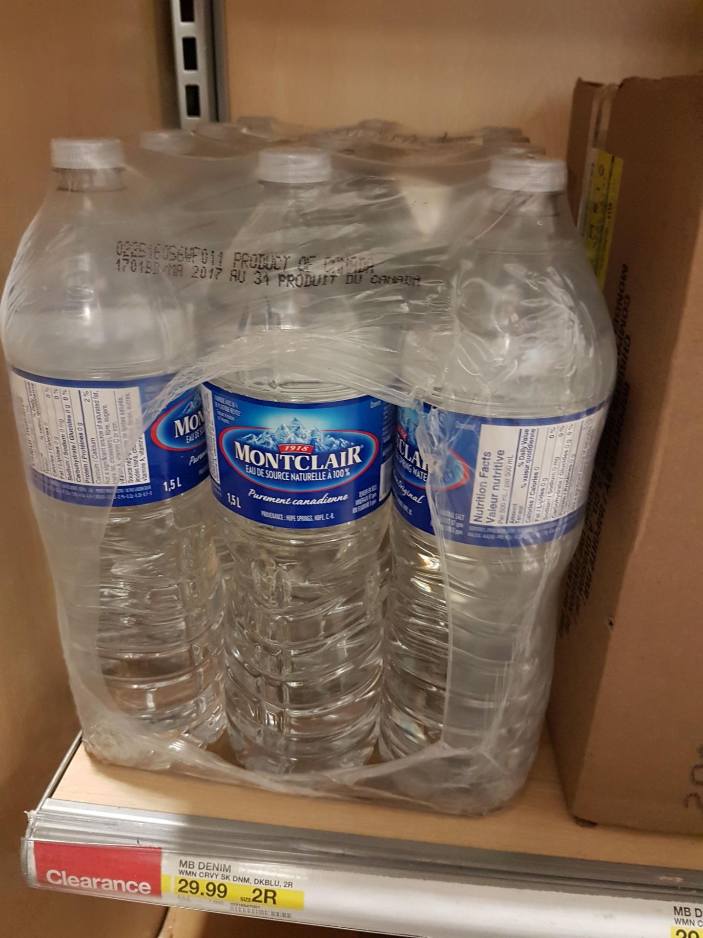 Mont Clair Water - 12 x 1.5LT Bottles