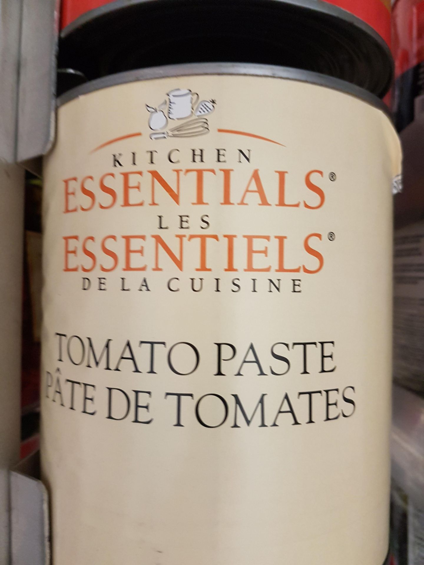 Kitchen Essentials Tomato Paste - 6 x 2.84LT Cans - Dented