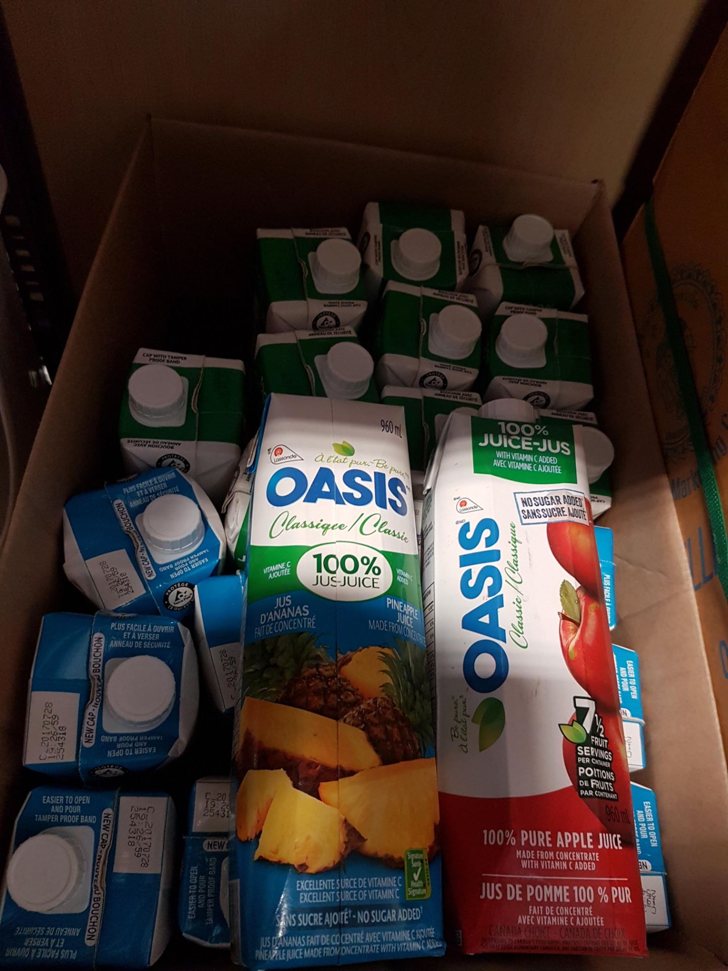 Oasis Pineapple & Apple Juice - 23 x 960ML Cartons