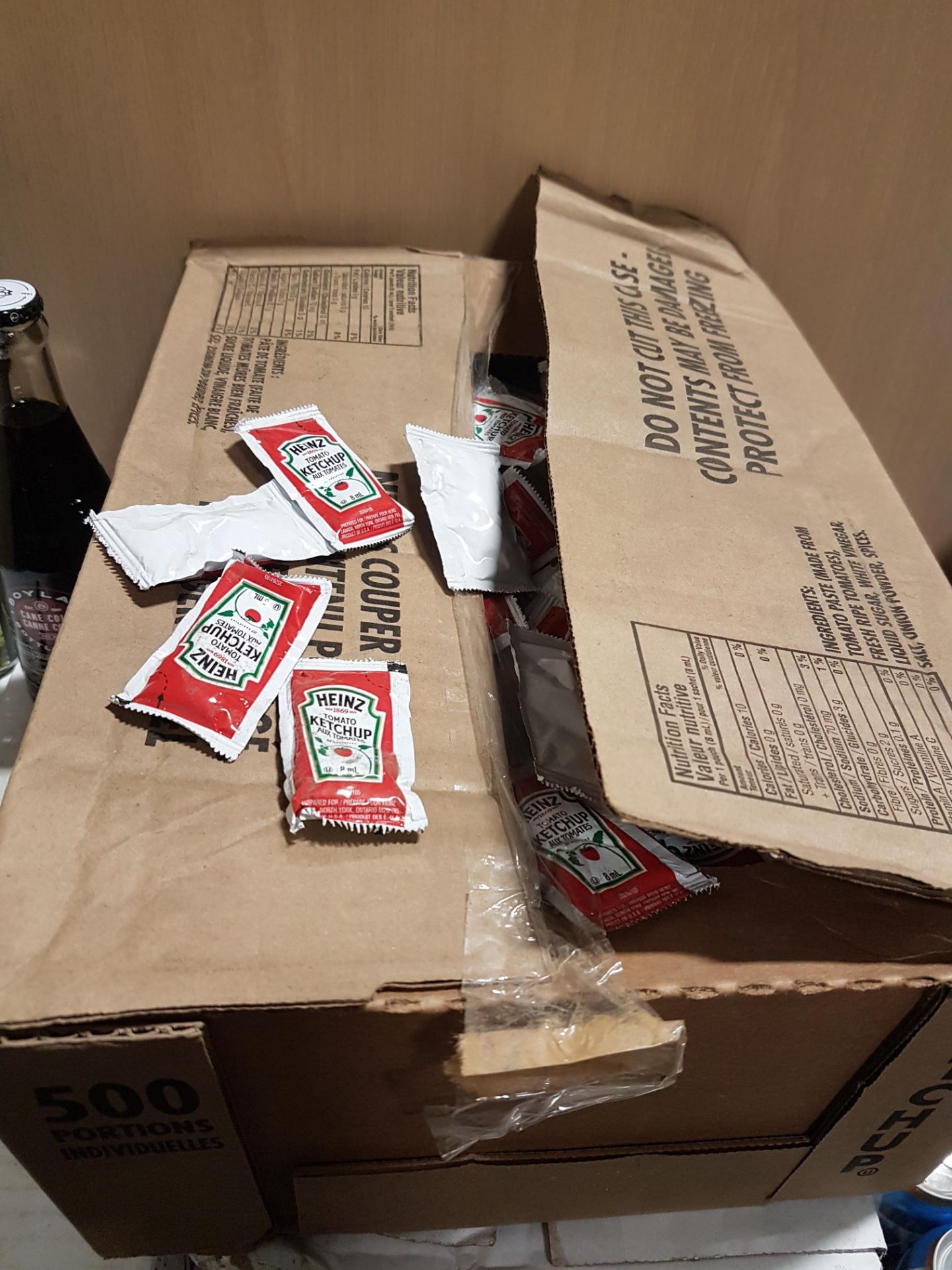 Heinz Ketchup Individual Packets - 1 Case