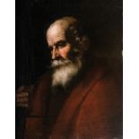 Francesco Fracanzano (Monopoli, 1612 - Naples, 1656) "Saint Paul" Oil on canvas. Relined. Italian