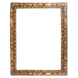 Carved and gilded wooden frame. 18th century.