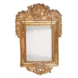 Frame made of carved and gilded wood. 18th century.