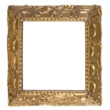 Carved gilded wooden frame. France. 18th century.